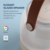 ARIZONE Bluetooth Speaker Portable Wireless Speaker Night Light, Color Changing Bedside Lamp