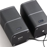 ARIZONE Portable Laptop/Desktop USB 2.0 Powered Multimedia Speaker with AUX Input, Computer Speaker System with Bluetooth